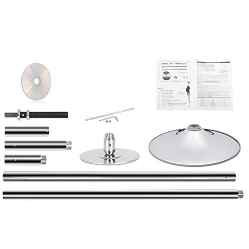 image for F2C Removable Dancing Pole Kit 45mm Height Adjustable Spinning Dancing