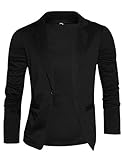 Allegra K Men Nocth Lapel Long Sleeve Button Closure Casual Blazers