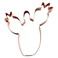 Prickly Pear Cactus Copper Cookie Cutter