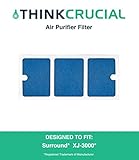 Premium Surround Air Replacement Filter, Fits Multi Tech XJ-3000C, XJ-3000D & XJ-3000E Multi Tech Air Purifiers, by Think Crucial