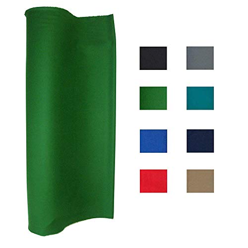 haxTON Pool Table Felt Performance Grade Billiard Cloth for 7, 8 or 9 Foot Table Choose from Light Gray,English Green, Black,Standard Green,Tan, Blue, Red or Navy Blue (English Green, 9feet)
