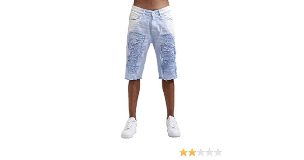 Repair Bleached Twill Shorts