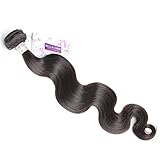 Bella Hair Grade 5A Peruvian Virgin Hair Body Wave Weave 1 Bundles Human Hair Weave Bundles 100g 30inch Natural Black Color
