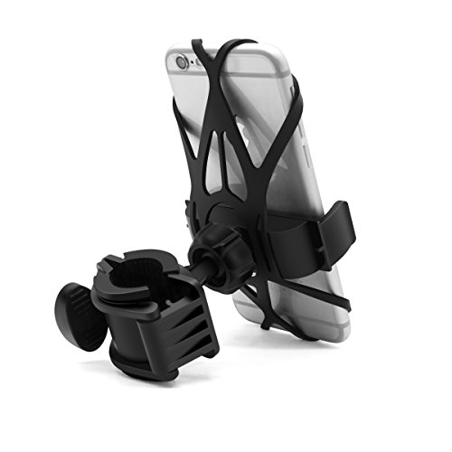 Bike Phone Holder YIANERM Universal Bike Mount Motorcycle Phone Holder with Non-Slip Straps Handlebar Cradle Holder for Samsung Galaxy iPhone 7 7 Plus 6s Plus More Smartphones
