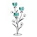 Accent Plus Triple Peacock Bloom Candleholder