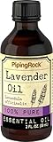 Piping Rock Lavender 100% Pure Essential Oil 2 fl oz (59 ml) Bottle Lavandula Officinalis Therapeutic Grade
