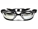 Swimming Goggles with Premium Case, Nose Clip, Ear Plugs - Pro Performance Adult Triathlon Swim Goggle with 100% UV Protection and Anti Fog Technology for Men and Women - NEW DESIGN!