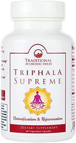 SALE Organic Triphala - Vegan Capsules - Maximum Potency - Detox, Purify, Ayurvedic Supplement for Digestive Support (60 Vegan Capsules)