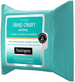 neutrogena deep clean purifying micellar cleansing towelettes