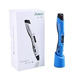 Intelligent 3D Pen, Lary intel 3D Printing Pen,Doodling Drawing With The Artistic Creation,Three-Dimensional Model Is Established for Painters Product Designers Hobbyists Children Students Kids (blue)