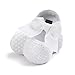 Baby Girls Princess Bowknot Soft Sole Cloth Crib Shoes Sneaker 12-18 Months White