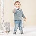 BMCiTYBM Baby Snow Boots Boys Girls Winter Infant Shoes Anti-Slip 6 9 12 18 24 Months Faux Fur Grey Size 12-18 Months Toddler
