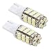 EZ Motoring 2pcs 42-SMD T15 12V LED Replacement Light Bulbs + STICKER 921 912 906 - White