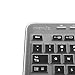 Cosmos Black Color Premium Silicone Keyboard Cover Skin Case Protector for Logitech Wireless Keyboard MK520 & MK520r