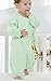 Nine States Baby Cotton Wearable Blanket, with Feet,Detachable Long Sleeves,Green,Medium