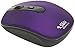 SHHHMOUSE Silent Wireless Mouse for Laptop Small Compact Cordless Computer Mice with USB 2.4 GHz – Quiet Click, 3 DPI Levels, Travel Mouse – Portable for PC, Chromebook [Purple]