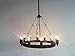 Ladiqi Wrought Iron Chandelier Ceiling Light Industrial Vintage Chandelier Lighting Rustic Lighting