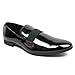 New Men's Black Patent Leather Tuxedo Slip on Dress Shoes by Azar