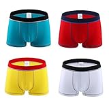 Dardugo Men's Underwear Stretchy Soft Cotton Boxer Briefs