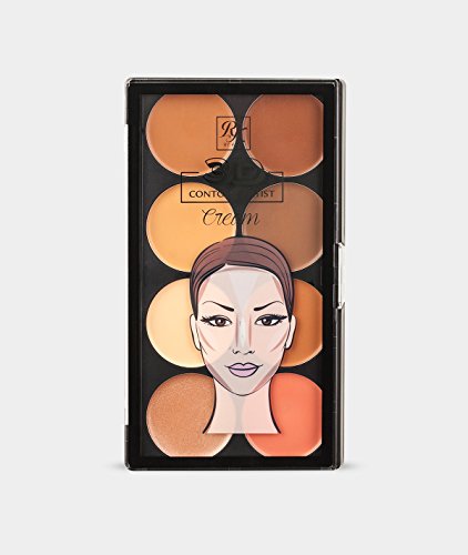 Ruby Kisses 3D Contour Artist Cream Palette - RPCC01 Light Medium