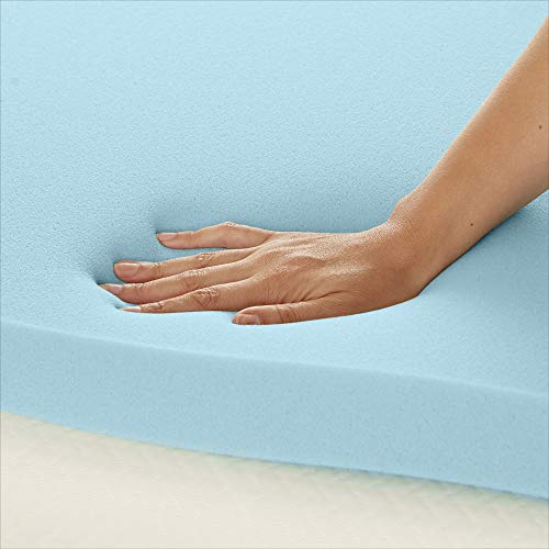 Amazon Basics Cooling Gel Infused Memory Foam Mattress Topper Certipur Us Certified 2 Inch Queen Pricepulse
