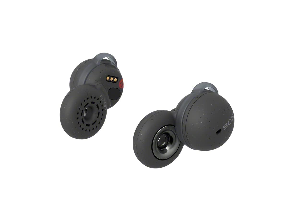 Sony LinkBuds Truly Wireless Earbud Headphones with an Open-Ring Design for Ambient Sounds and Alexa Built-in, Bluetooth Ear Buds Compatible with iPhone and Android, Gray
