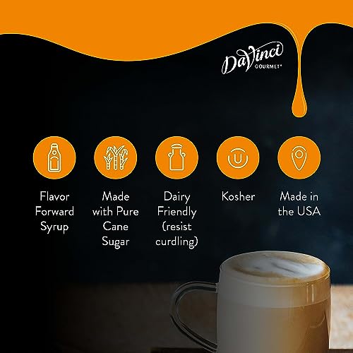 DAVINCI GOURMET CLASSIC CARAMEL PECAN SYRUP, 25.4 FLUID OUNCES (PACK OF 1)