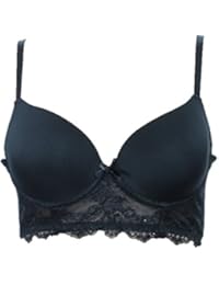 Intimates Boho Lace Long Line Padded Bra