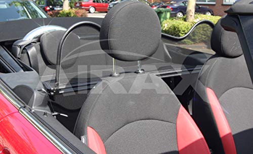 Airax Windschott geeignet für Fortwo 451 Cabrio Windabweiser Windscher Windstop Wind deflector