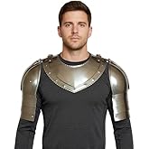 Medieval Iron Gorget Spaulders Arm Shoulder Set Viking Crusader Pauldrons Warrior Armor Steel Handmade Neck