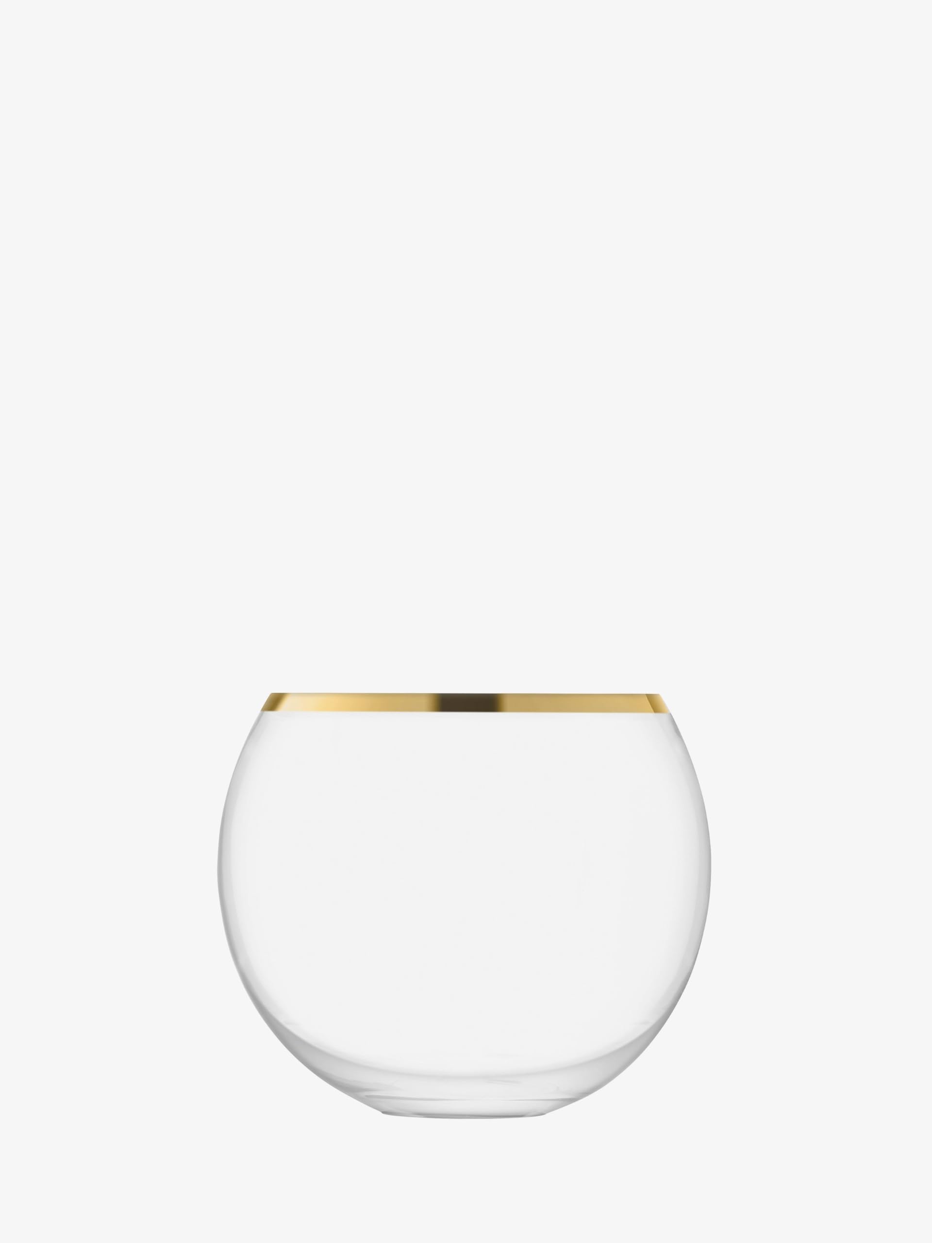LSA Luca Tumbler 330ml Gold | Set of 2 | Mouthblown & Handmade Glass | LC01