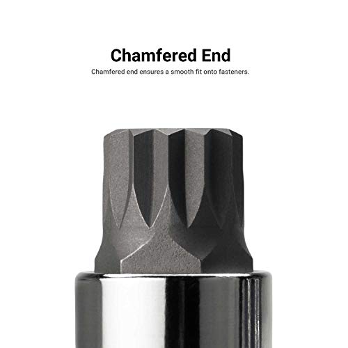 Capri Tools XZN Triple Square Bit Socket Set, 10Piece (XZN Bit Set