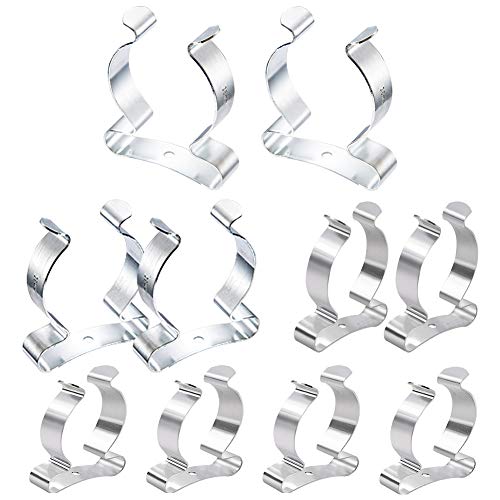 3-H Spring Terry Clips,Spring Clips,Spring Clips Clamps,mop Broom Holder for Garage shed