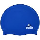 Water Gear Silicone Swim Cap Blue
