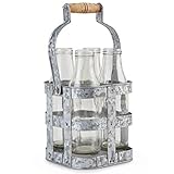 Mud Pie Milk Bottle Caddy Set