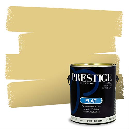 PRESTIGE Paints Exterior Paint and Primer In One, 1-Gallon, Flat, Comparable Ma…