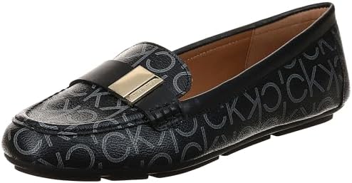 Calvin Klein Women's Lisa Loafer Flat Black Multi 002, 37 EU price