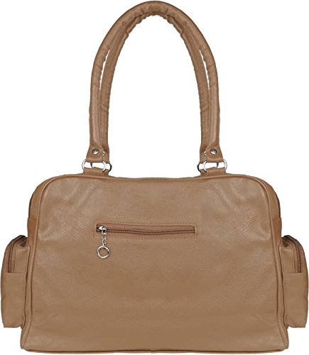 bizarre vogue women's stylish handbag (beige, bv1018)