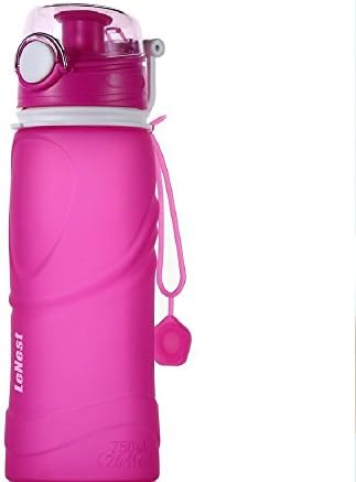 Silicone Water Bottles Captain Crafts Collapsible, Foldable Sports Camping Silicone Bottle 750ML(S5-Pro)