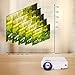 AuKing Mini Projector 2400 Lumens Portable Video-Projector,55000 Hours Multimedia Home Theater Movie Projector 1080P Support,Compatible with HDMI,VGA,USB,AV,Laptop,Smartphone