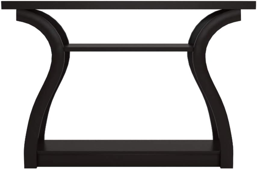 Monarch Specialties 47" Console Table - Sleek and Modern Accent Table for Your Home (Cappuccino/Dark Brown): Kitchen & Dining