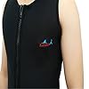 Blue-Ocean-2mm-SCR-Neoprene-Sleeveless-Two-piece-Men-Wetsuit-with-Zip-for-Diving-and-Swimming-Black
