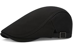 Vintage Cotton Ivy Flat Cap – Lightweight Adjustable Driving Hat for Men & Women, Classic Newsboy Style for All Seasons