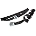 Velody 1 Inch x 3.28 Ft Tie Down Straps Lashing Strap Cargo Tie-Down Straps with Cam Buckle, 5 Pack, Black (3.28Ft)