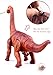 Dahuniu Walking Realistic Toy Dinosaurs Make Sounds, Light Up Eyes,Project Images and Lay Eggs (with 2 eggs), Dinosaur Toys Dinosaur Set for Boys Girls 2 3 4 5 Toddler Toy
