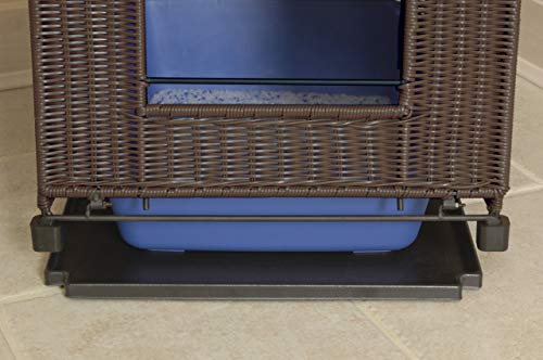 PetSafe Mr. Herzher's Large Decorative Litter Pan Cover - Dark Brown
