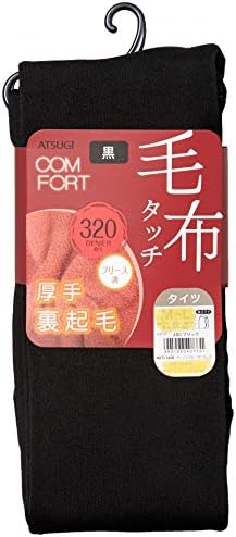 [アツギ] タイツ COMFORT (コンフォート) ブランケットライン 毛足の長いフリース調 毛布タッチ 裏起毛タイツ 320デニール相当 レディース TL1458