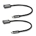 USB C to USB A Adapter, Nikipa 2PACK USB 3.0 Type C Male to USB A Female OTG Cable Adapter Converter for Galaxy S8 S8+, Google Pixel, Nexus 6P 5X, LG V20 G5,MacBook 12