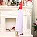 Homecube Dining Chair Slip Covers - 3 PCS Christmas Snowman Santa Claus and Santa Deer Chair Back Covers for Dining Room Home Holiday Party Family Composition