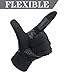 OZERO Touch Screen Gloves for Men, Cold Weather Windproof Thermal Glove for Smartphone Texting - Non-Slip Silicone Gel and Hand Warmers for Mens' Cycling and Running